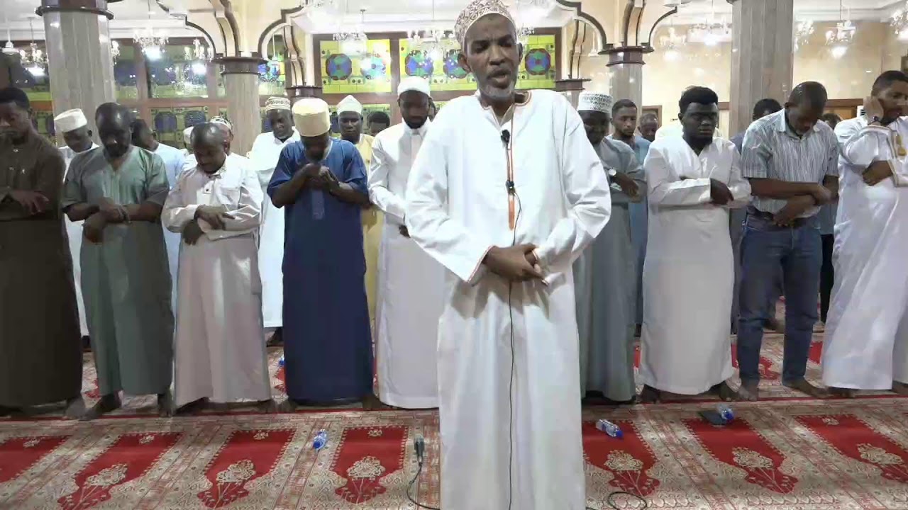 LIVE:-🔴SALA YA ISHAA NA TARAWEHE MWEZI 12 RAMADHAAN MASJID MAGHFIRA