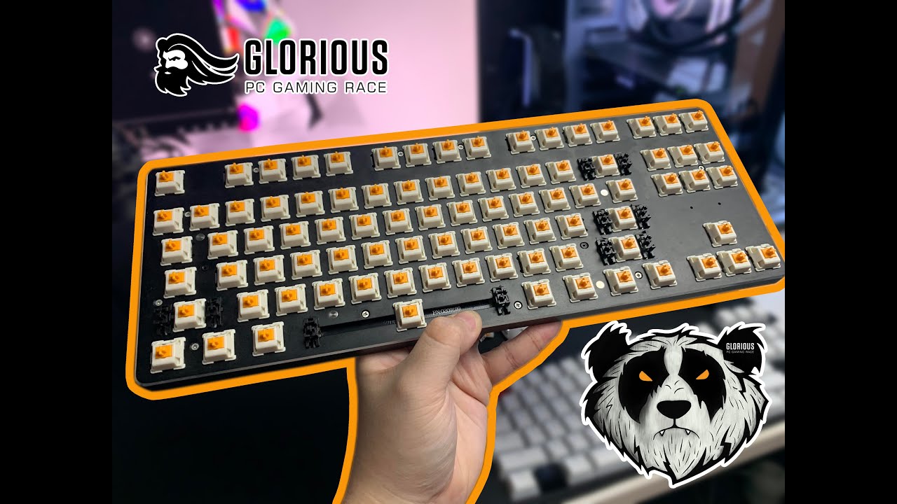 GLORIOUS HOLY PANDAS | Quick Sound Test vs Gateron Browns | GMMK TKL