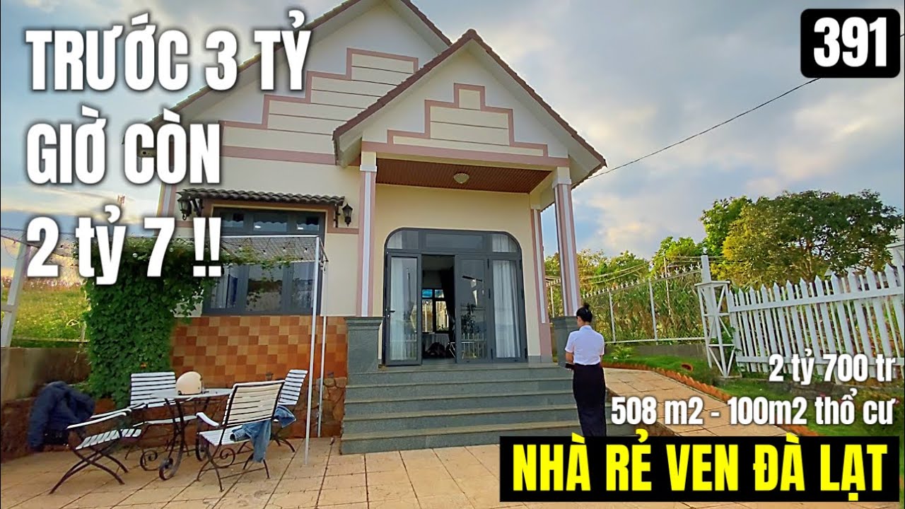 (ĐÃ BÁN)Trước 3 tỷ giờ giảm còn 2 tỷ 5 thôi|Nhà ven Đà Lạt cần bán