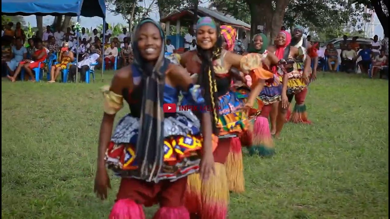 ADZOGBO DANCE PERFORMED BY FINAL YEAR STUDENTS OF THE DEPARTMENT OF EWE EDUCATION, UEW, AJUMAKO.