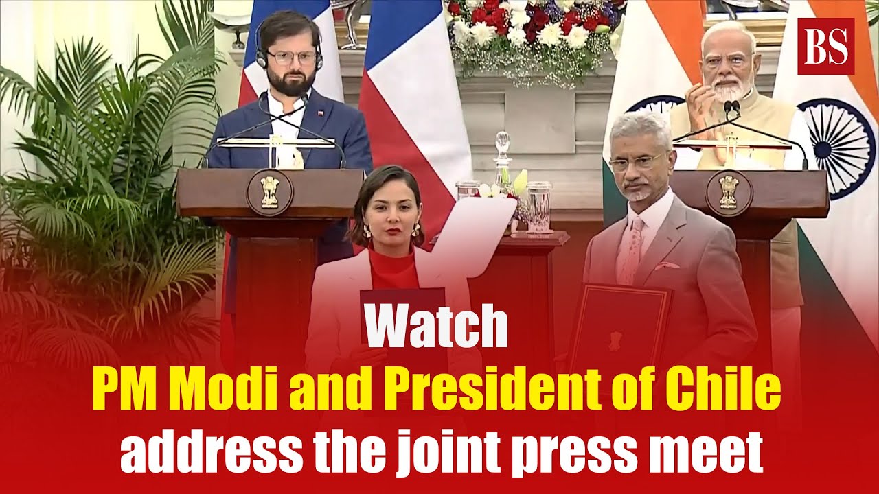 Watch: PM Modi and President of Chile address the joint press meet | Gabriel Boric
