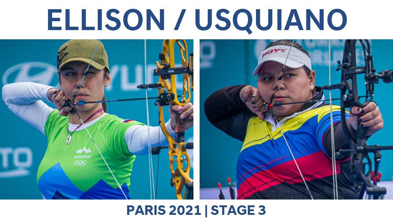 Toja Ellison v Alejandra Usquiano – compound women semifinal | Paris 2021 Hyundai Archery World Cup