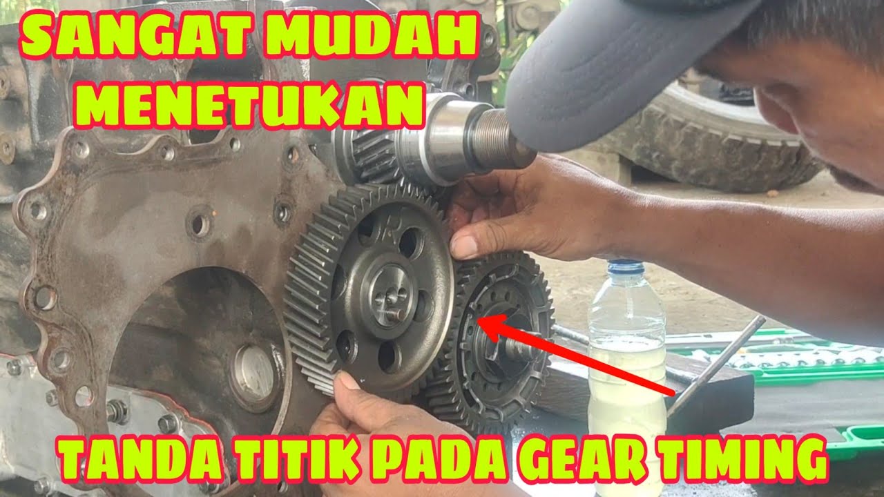 Begini Caranya‼️PASANG GEAR TIMING Mesin Mobil truk Nissan CWA 260