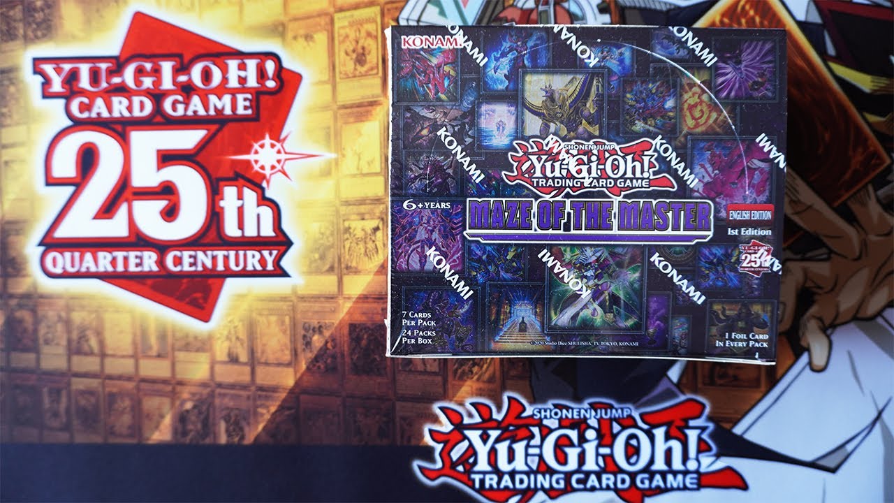 ОТКРЫТИЕ КОРОБКИ YUGIOH MAZE OF THE MASTER