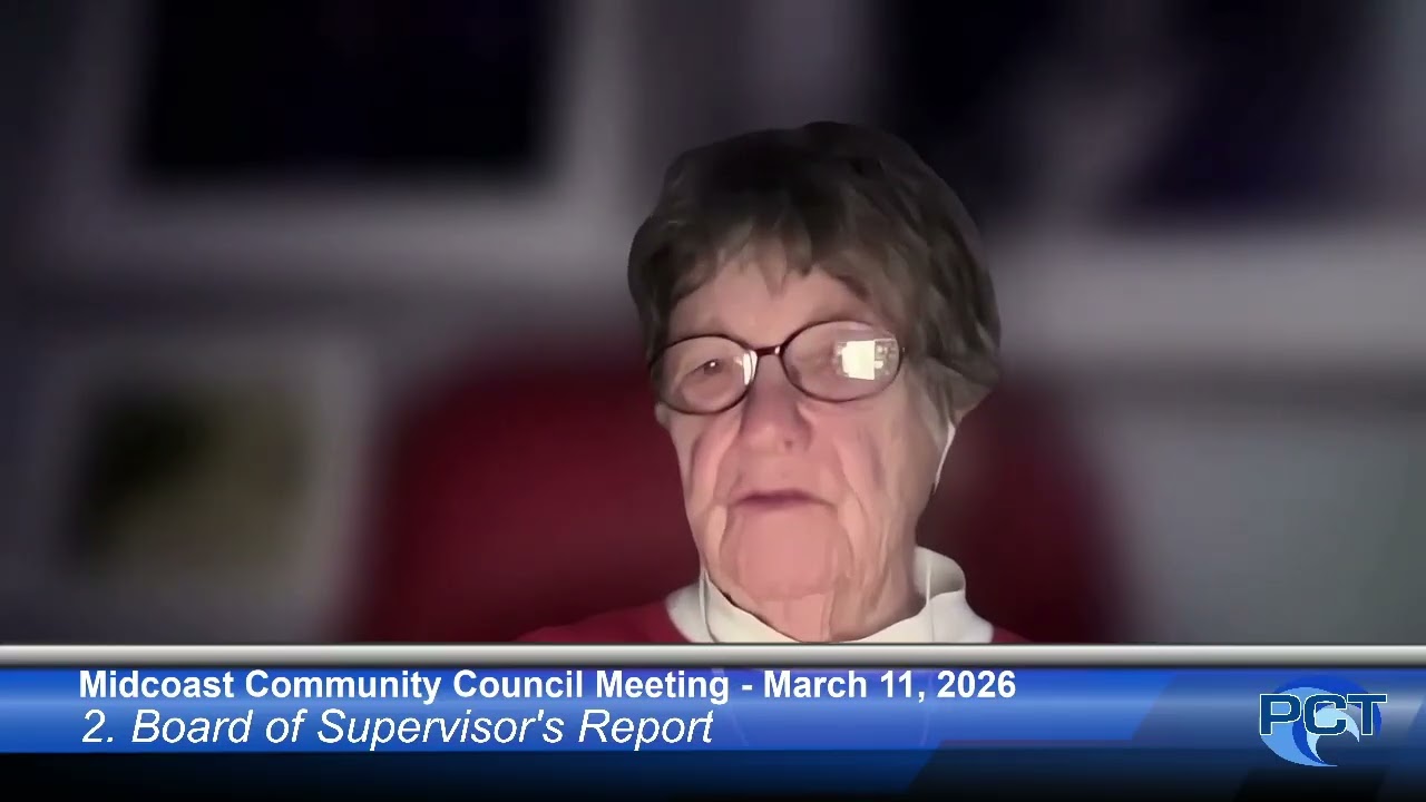 MCC 3/11/26 - Midcoast Community Council Meeting - March 11, 2026