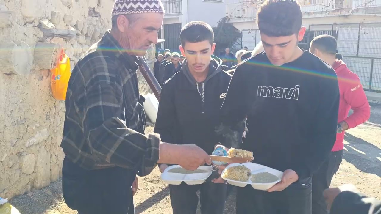 katranli köyü içme ve sulama suyu sontaj sonrası yemek ikramı