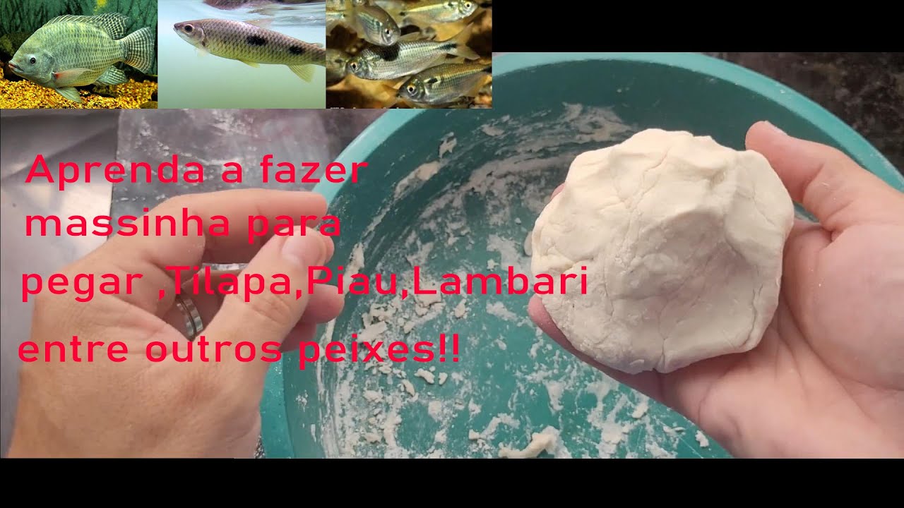Massinha para Tilapia, Lambari, Piau
