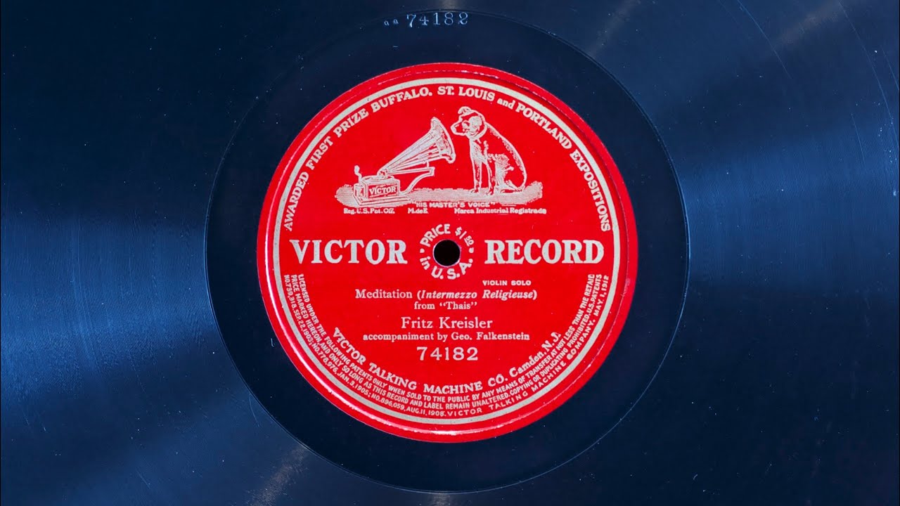 Meditation • Fritz Kreisler (EMG Mark Xb Oversize Gramophone)