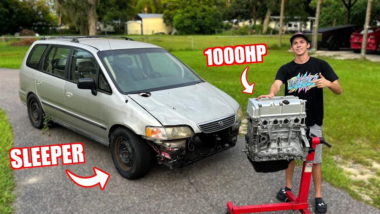Building a 1000Hp K24 For My Minivan!
