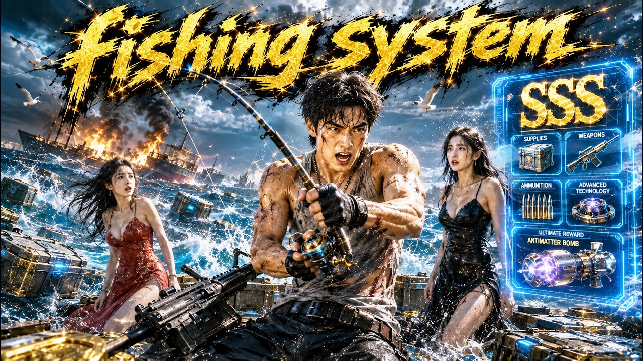 Global Tsunami Hit! My SSS Fishing System Awakened&mdash;Others Looted, I Caught A Nuclear Sub!
