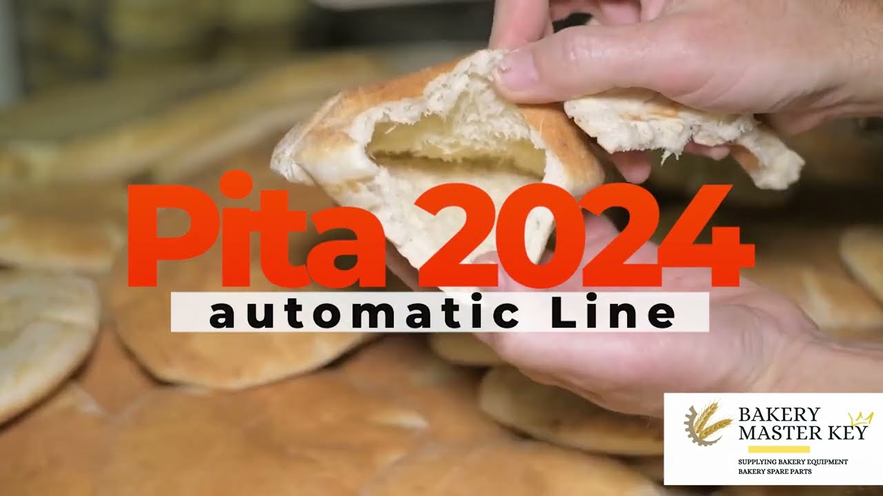 Automatic pita bread production line and machines خط انتاج خبز البيتا تركيا