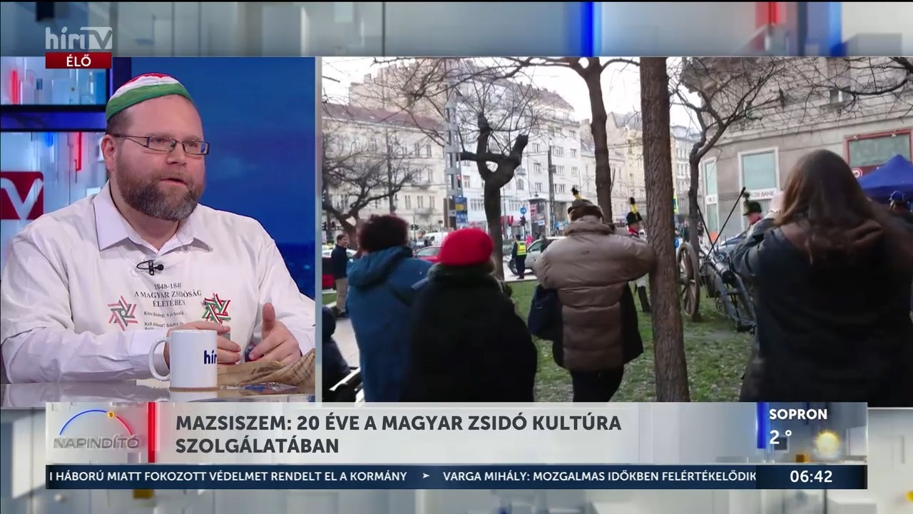 20 éve a magyar zsidó kultúra szolgálatában - HírTV