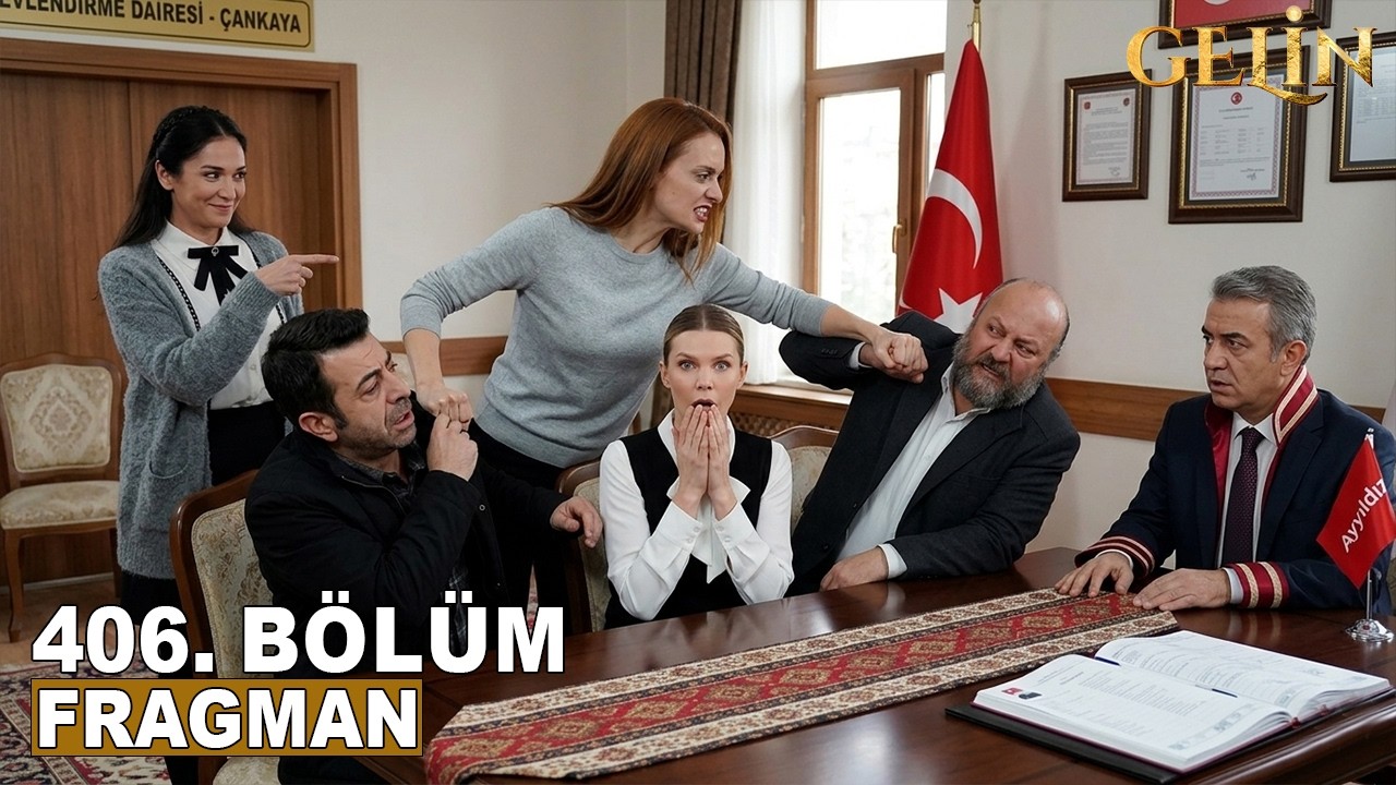 Gelin Dizisi 3. Sezon 406. B&ouml;l&uuml;m Fragmanı | Derya Nik&acirc;h Salonunu Bastı! Olga&rsquo;nın Planı &Ccedil;&ouml;kt&uuml;!