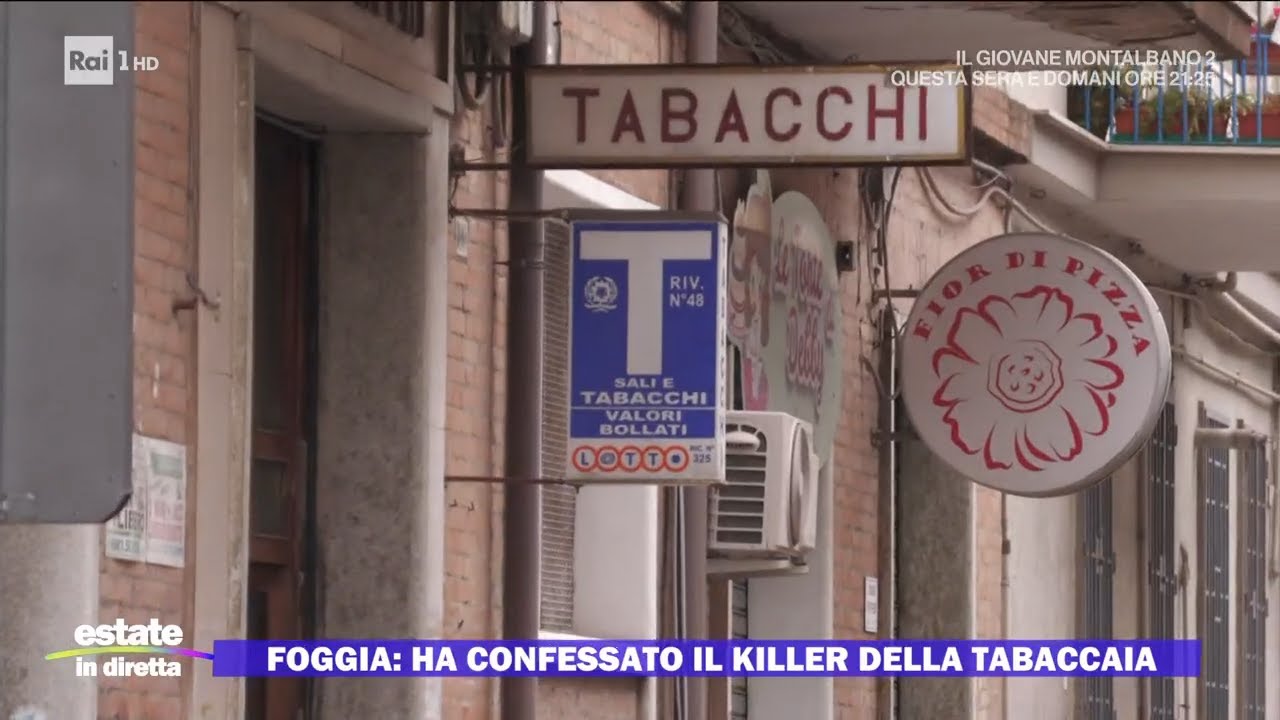 Foggia, il killer della tabaccaia confessa - Estate in Diretta 04/09/2023