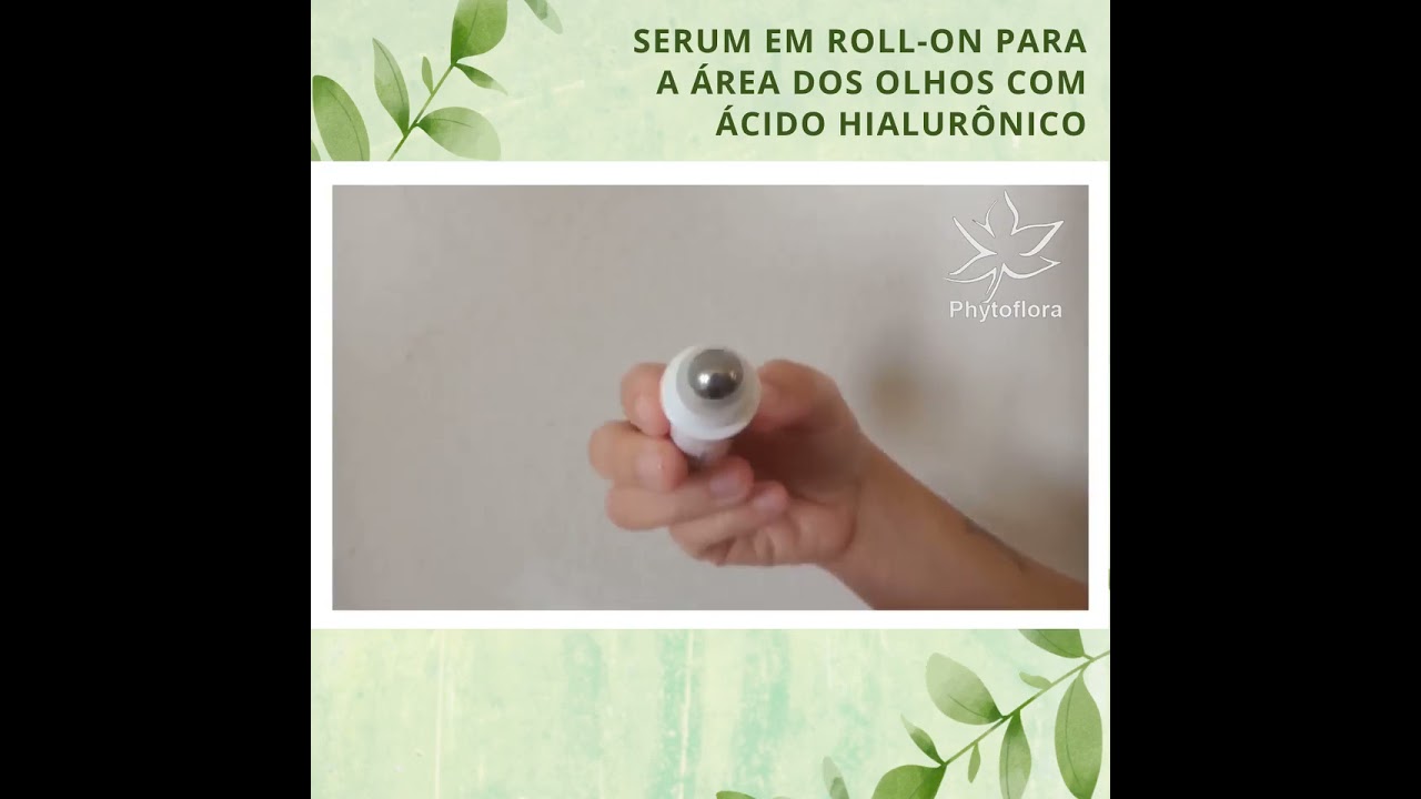Serum Para &Aacute;rea Dos Olhos Com Acido Hialur&ocirc;nico - Roll On