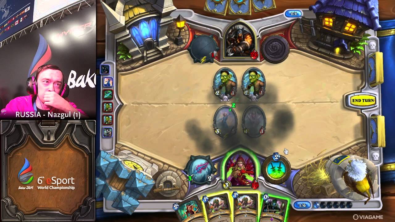 The 6th e-Sports World Championship Baku 2014 - Hearthstone Group D Finland vs Russia 2