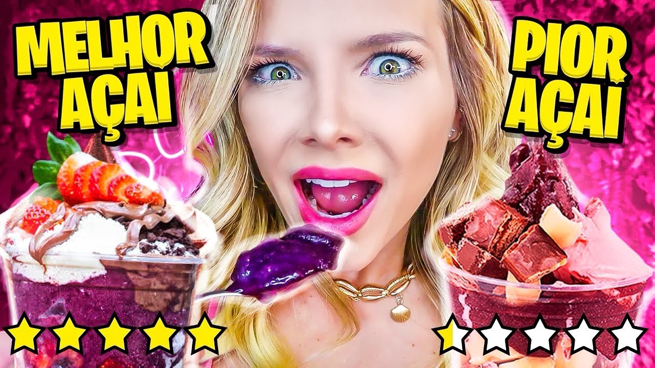PROVEI O AÇAÍ DE PIOR E MELHOR AVALIAÇÃO DO APLICATIVO!
