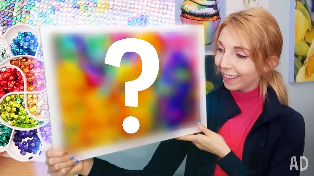 ART CHALLENGE Re-Creating My Painting with Sequins