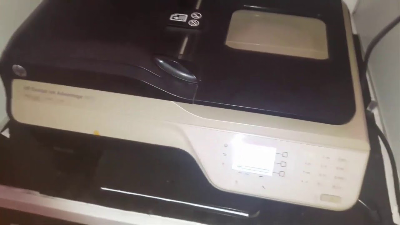 Erro de congestionamento do carro da impressora HP ink 4615 processo de reset