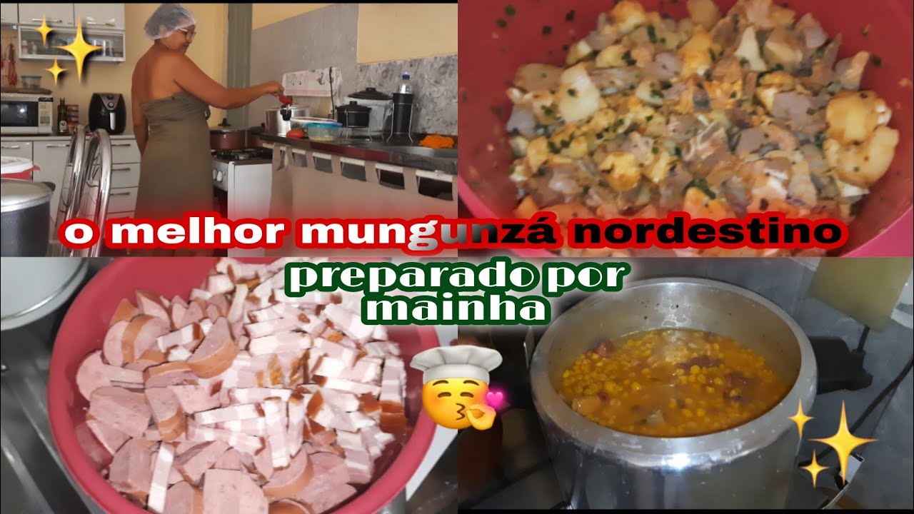 COMO PREPARAR MUNGUNZÁ SALGADO | COMIDAS TÍPICAS DO NORDESTE |SIMPLES E PRÁTICA +passo à passo...