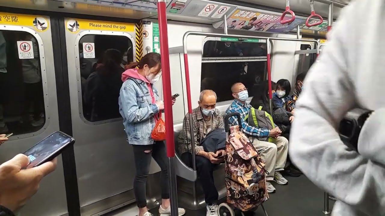 【已由綠綫成員變咗藍綫成員，已退出成員】港鐵觀塘綫現代化列車調景嶺➡️黄埔全程行車記錄(下行方向)