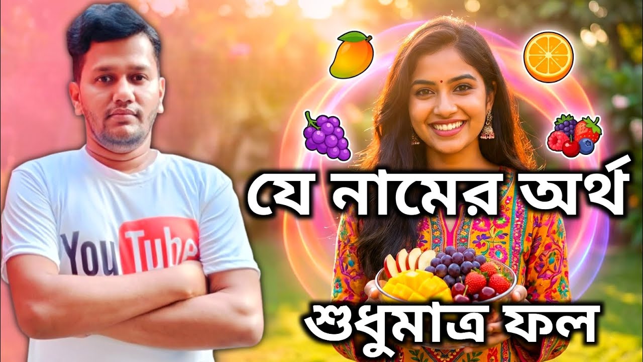 মেয়েদের এমন নাম যাদের অর্থ ফল | Rare Fruit Meaning Girl Names | Modern Girl Baby Names @namermane 