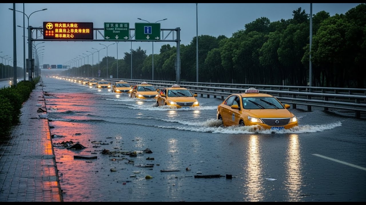 China Flood Apocalypse 2025 | Typhoon Destroys Entire Cities (AI Realistic Film)