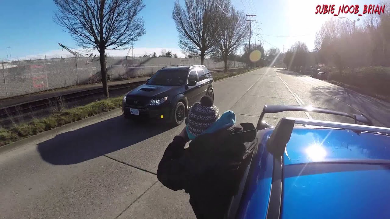 RainCitySubies meet-up. Rolling shots and aerial footage. Seattle/Alki, WA