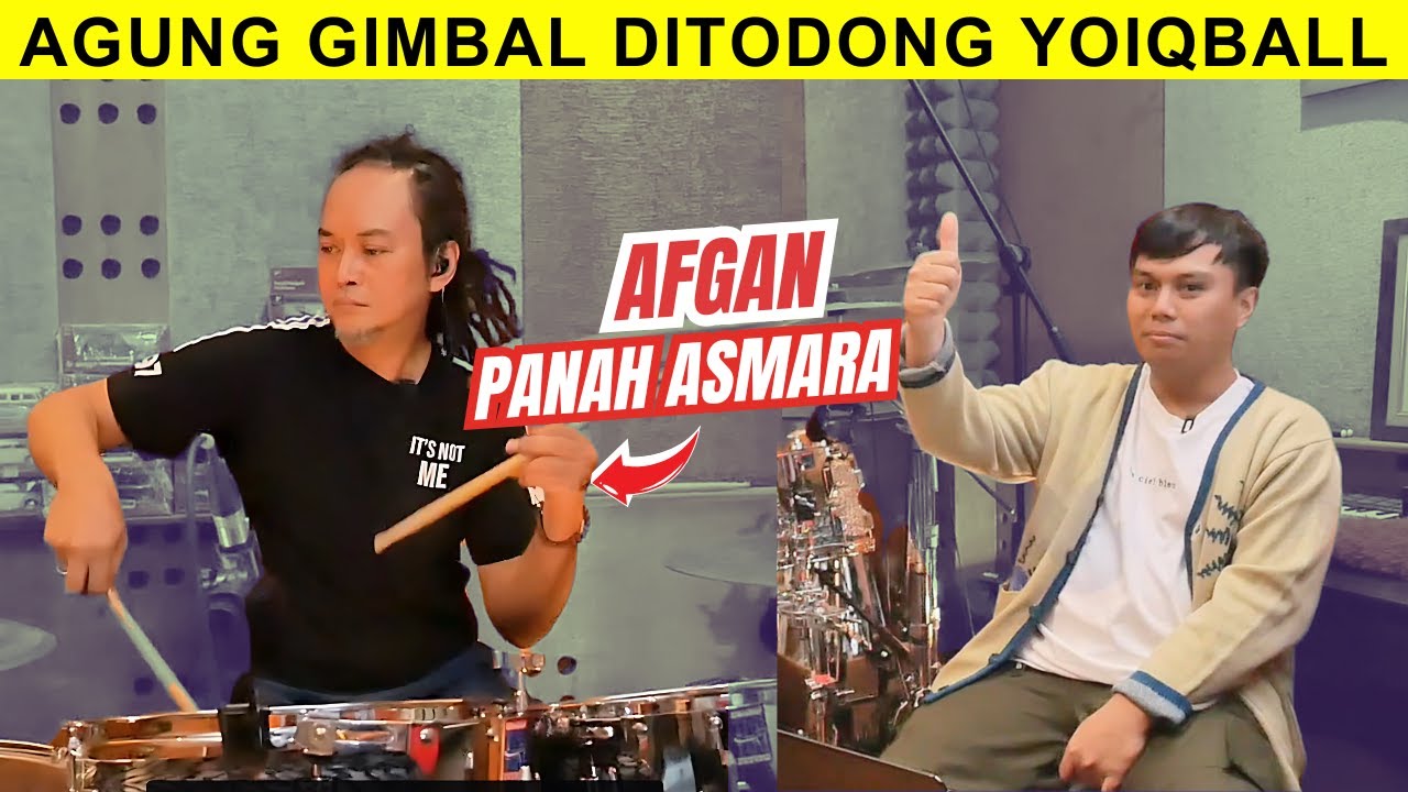 AGUNG GIMBAL DITODONG MAININ LAGU AFGAN... TERNYATA DIA DRUMMER ASLINYA!