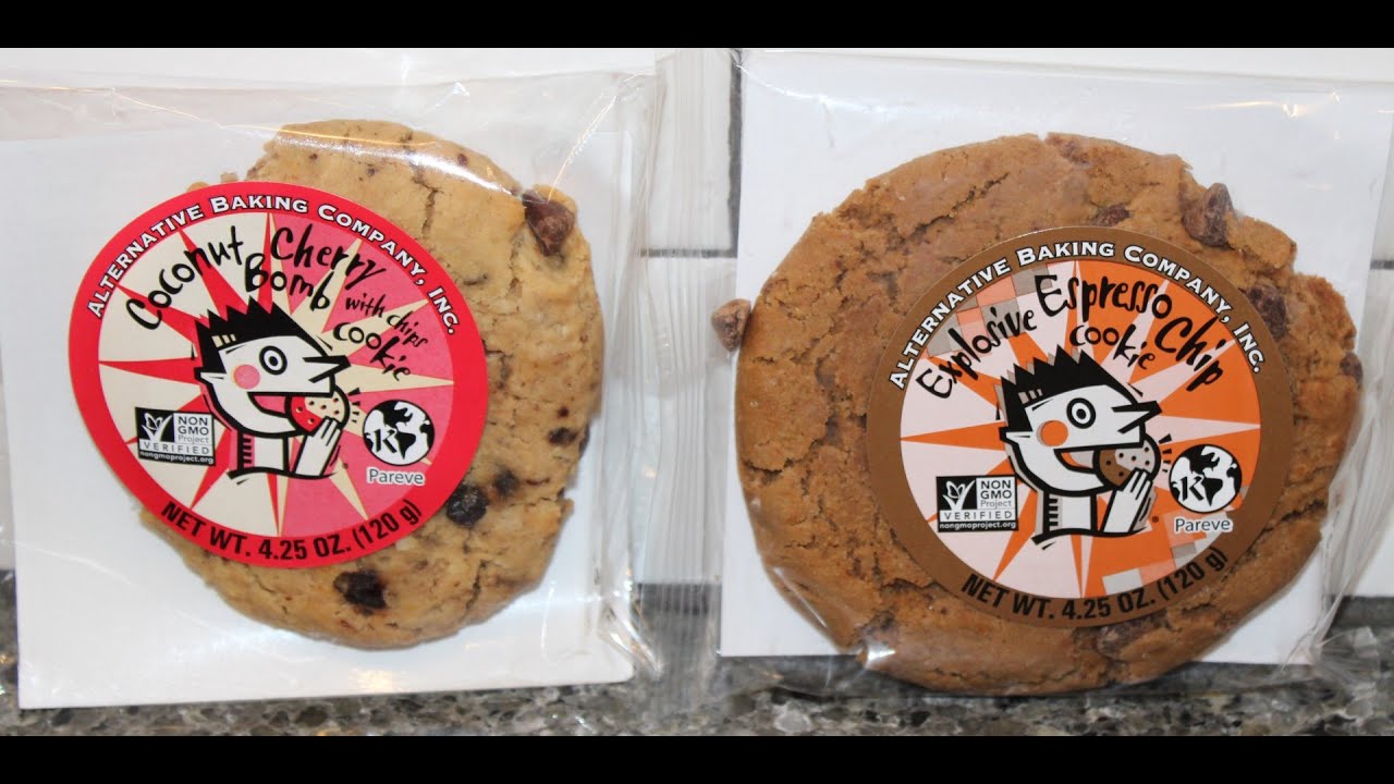 Alternative Baking Company Cookies: Coconut Cherry Bomb with Chips & Explosive Espresso Chip Review