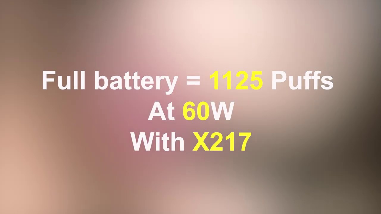 👉Super Long-lasting Vape Experience with VOOPOO X217 Mod! Check it