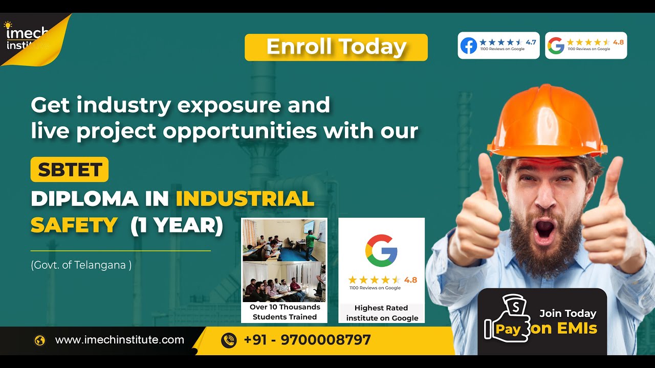 SBTET in Industrial Safety Course at IMECH institute