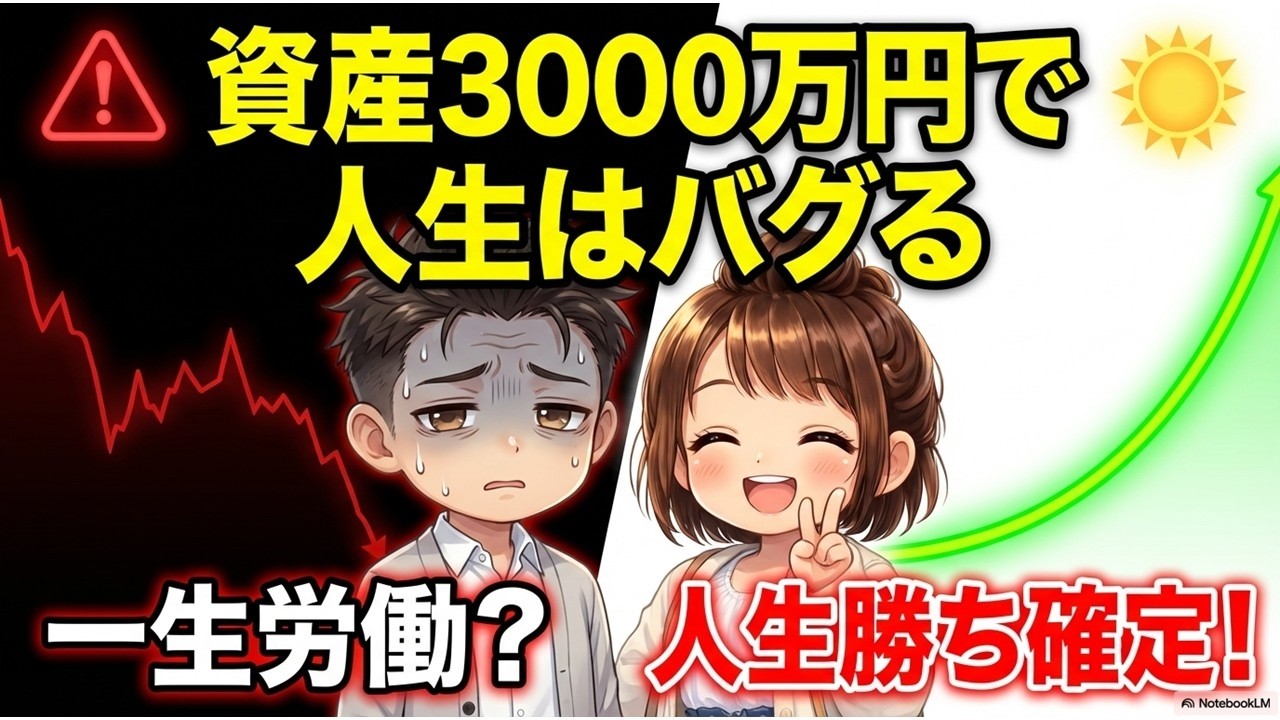 資産3000万円で人生は「バグる」