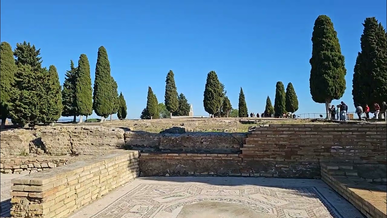 Santiponce ITALICA General view to the mosaics
