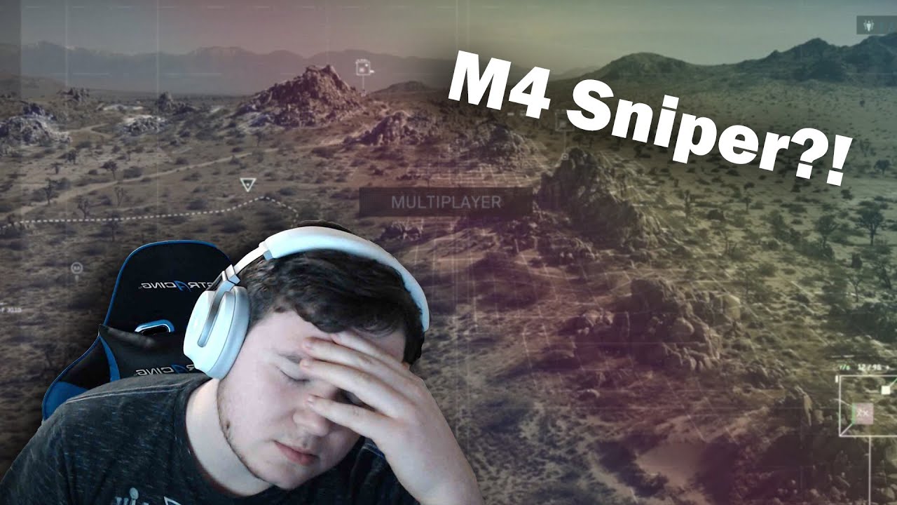 I turned the M4 into a SNIPER RIFLE... (Modern Warfare)