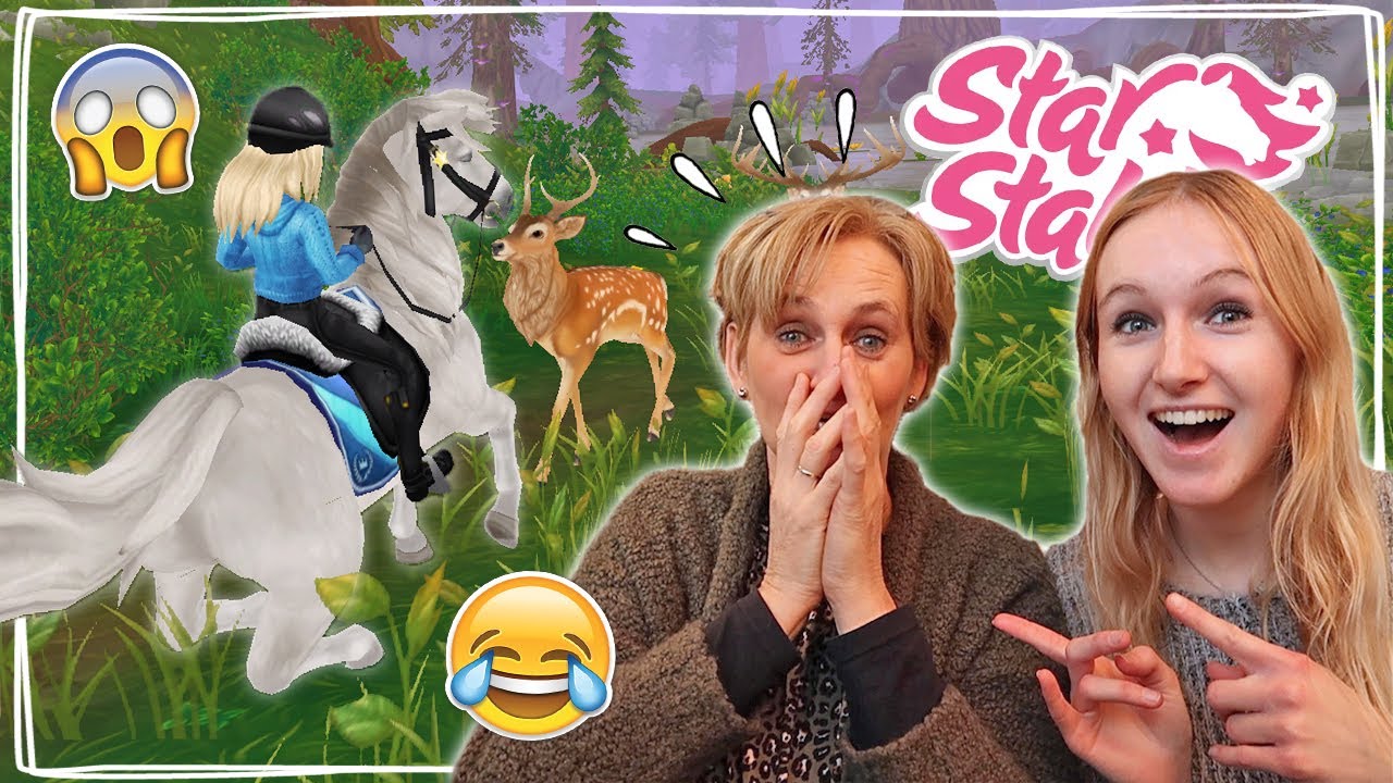 MIJN MOEDER SPEELT VOOR HET EERST STAR STABLE ONLINE! GAAT FOUT… 😂 | Daphne draaft door