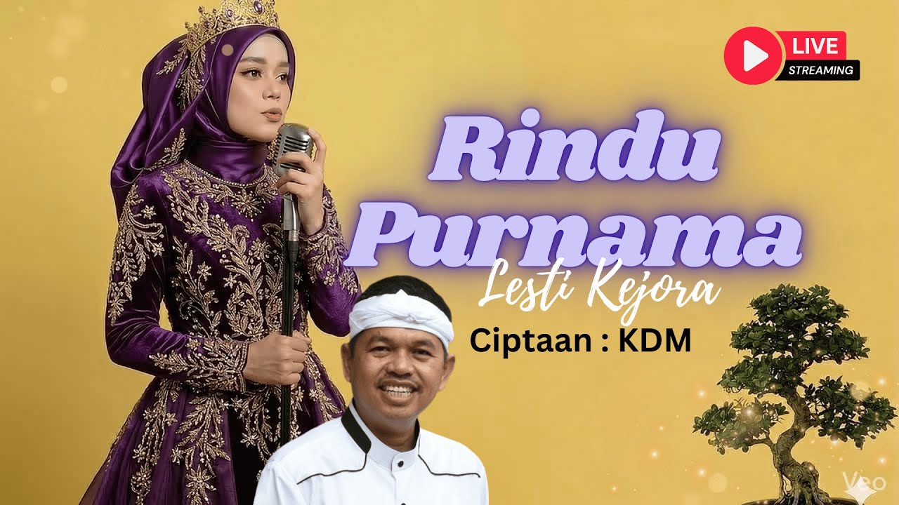 VIRAL | RINDU PURNAMA | Lesti _ Lagu Ciptaan Kang Dedi Mulyadi (KDM) |