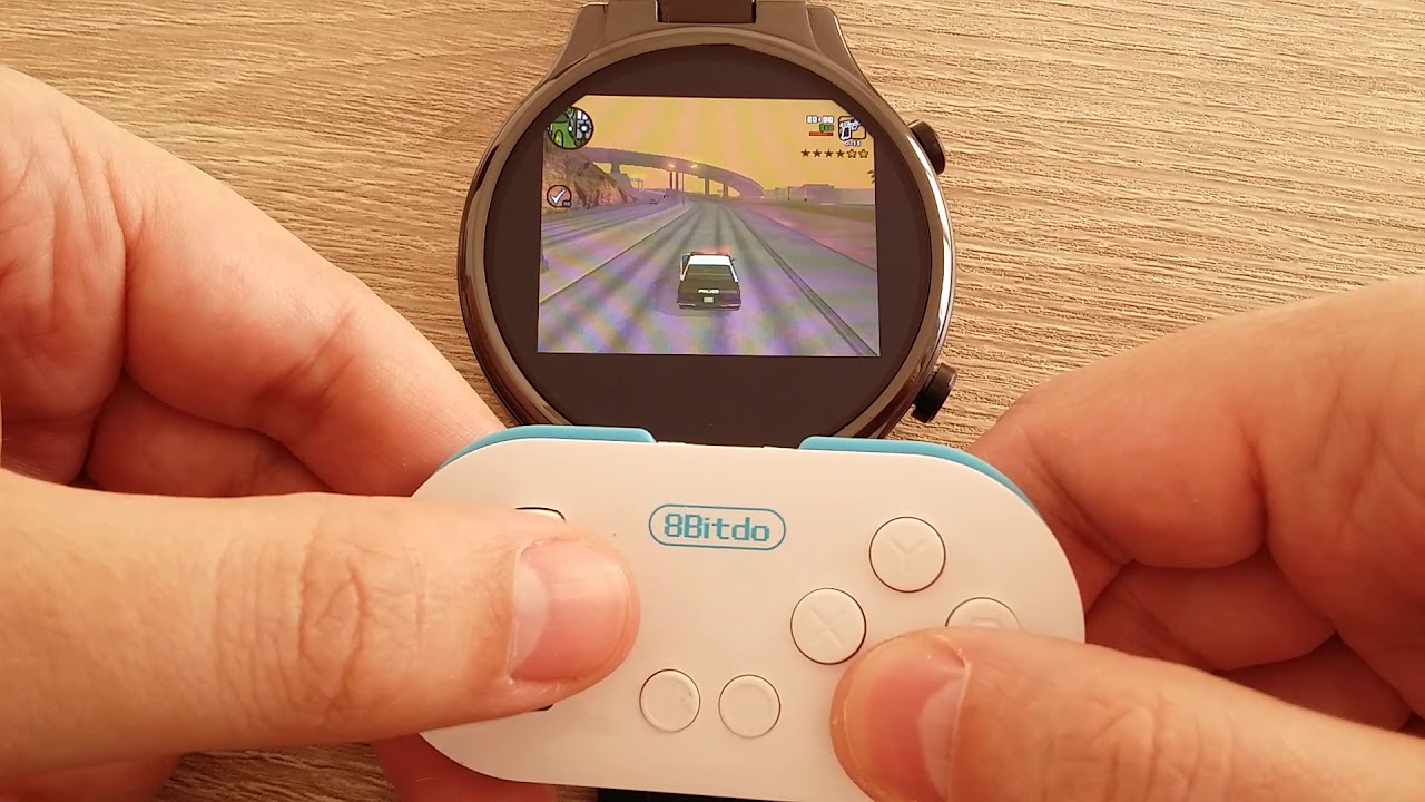 GTA San Andreas On Kospet Prime 2 Smartwatch Android 10 4GB+64GB MT6762 Helio P22 1600mAh PLAY GAMES