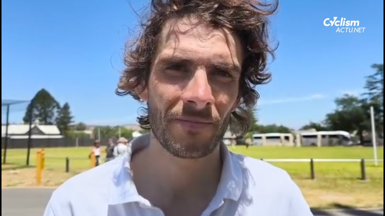 Santos Tour Down Under 2026 - Guillaume Martin-Guyonnet après son échappée sur la 1ère étape au TDU