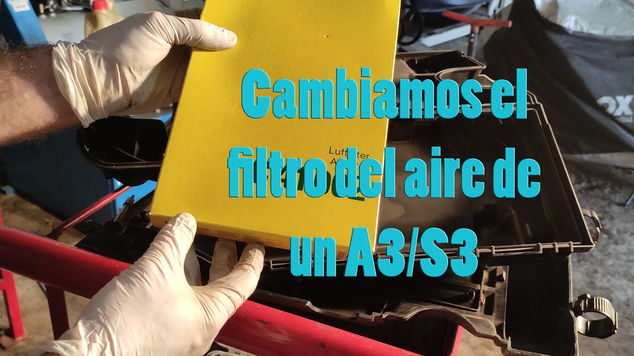 Cambio filtro aire Audi A3/S3 2007 Motor 2.0 Tfsi
