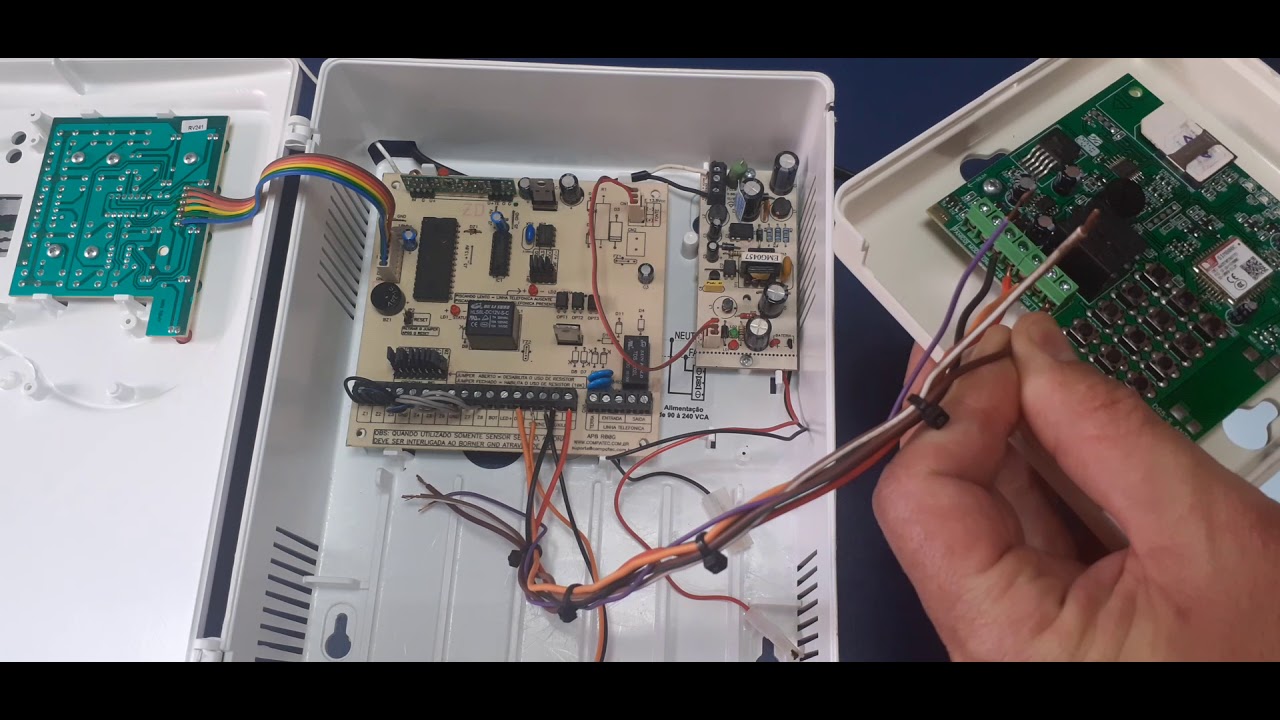 COMPATEC DG5 discadora com chip celular***Liga&ccedil;&atilde;o Basica e Avan&ccedil;ada na Central Alarme COMPATEC AP8