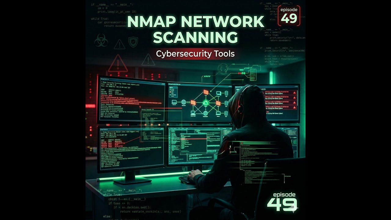 EP 49: Nmap for Cybersecurity: Network Scanning and Security Auditing