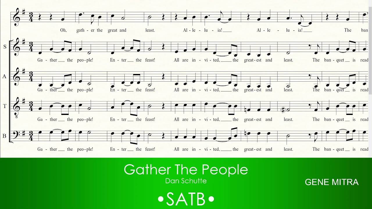 Gather The People • SATB