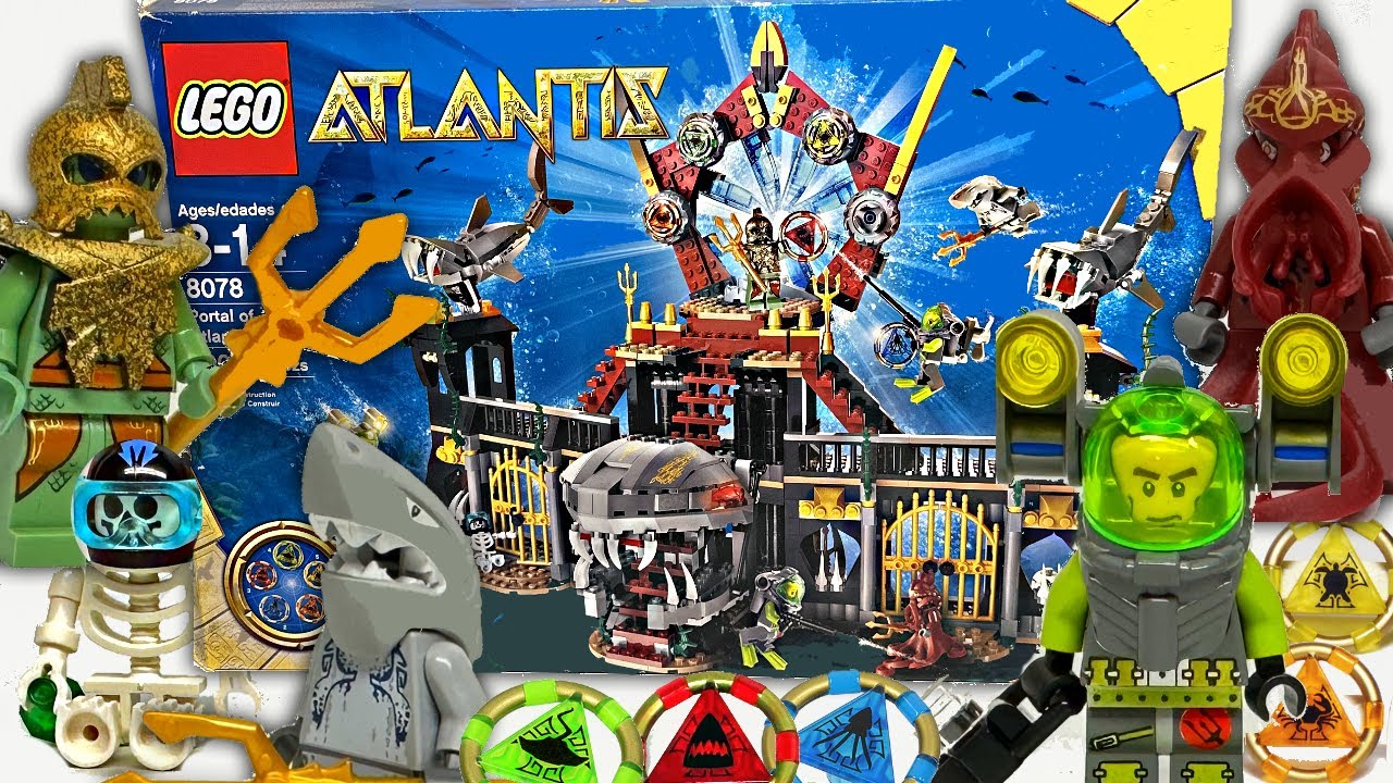 LEGO Portal of Atlantis Review! 2010 set 8078!