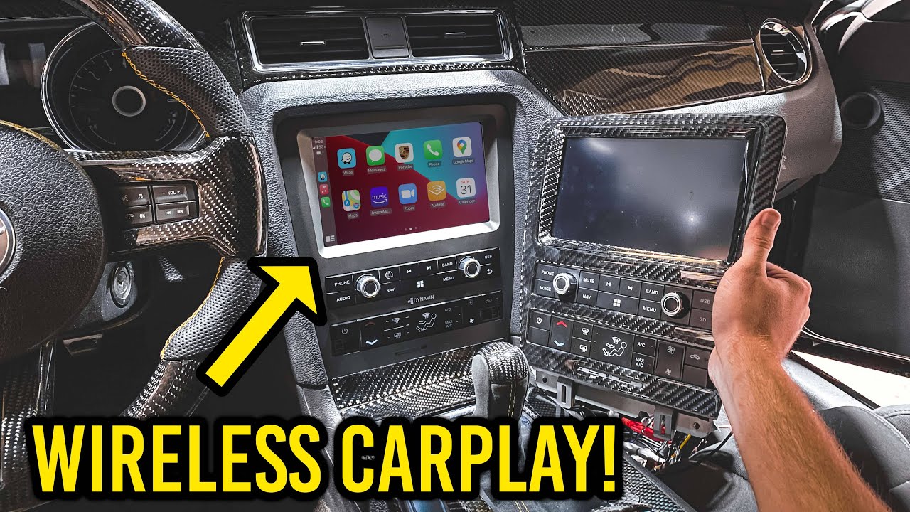 Переходите на беспроводную версию Apple CarPlay для Mustang! Dynavin 8 PRO!