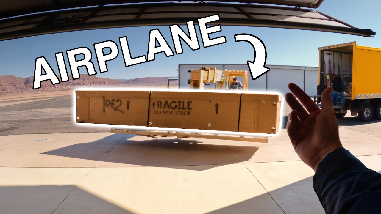 I'm Going to Build an Airplane from a Box and Fly It