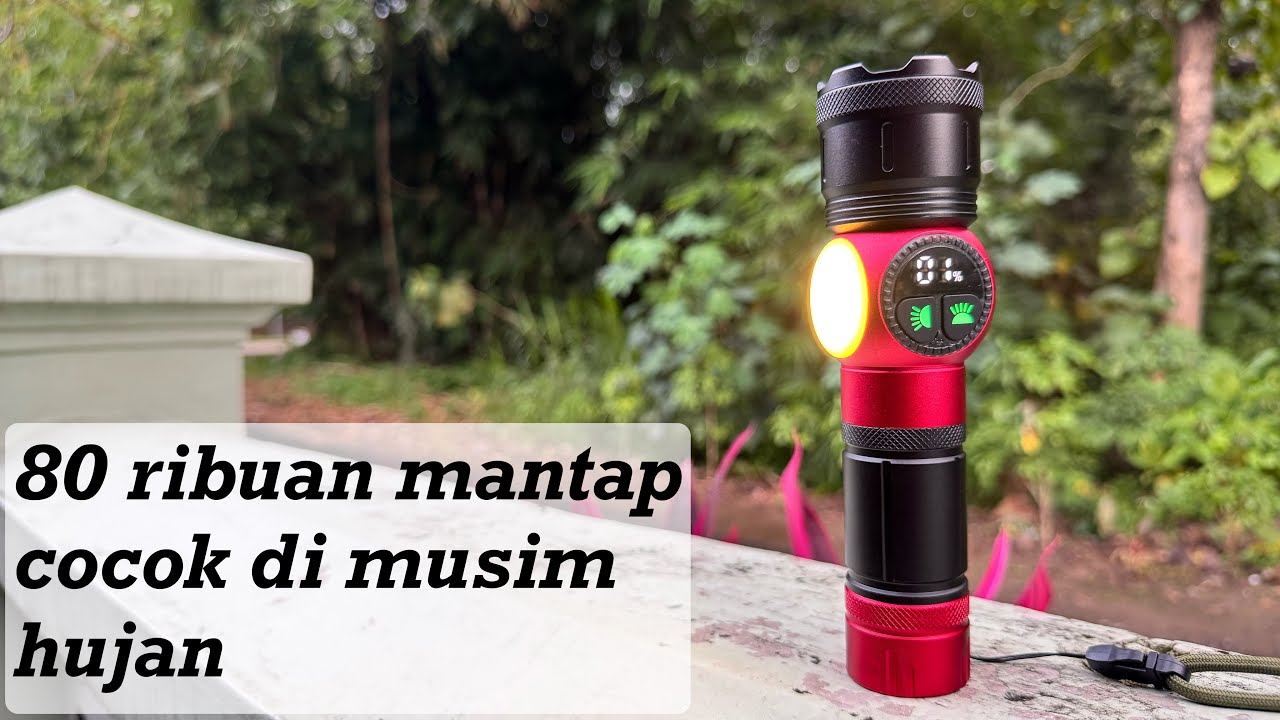 Senter murah bagus baterai 25560 Zoom banyak Fitur body alluminium