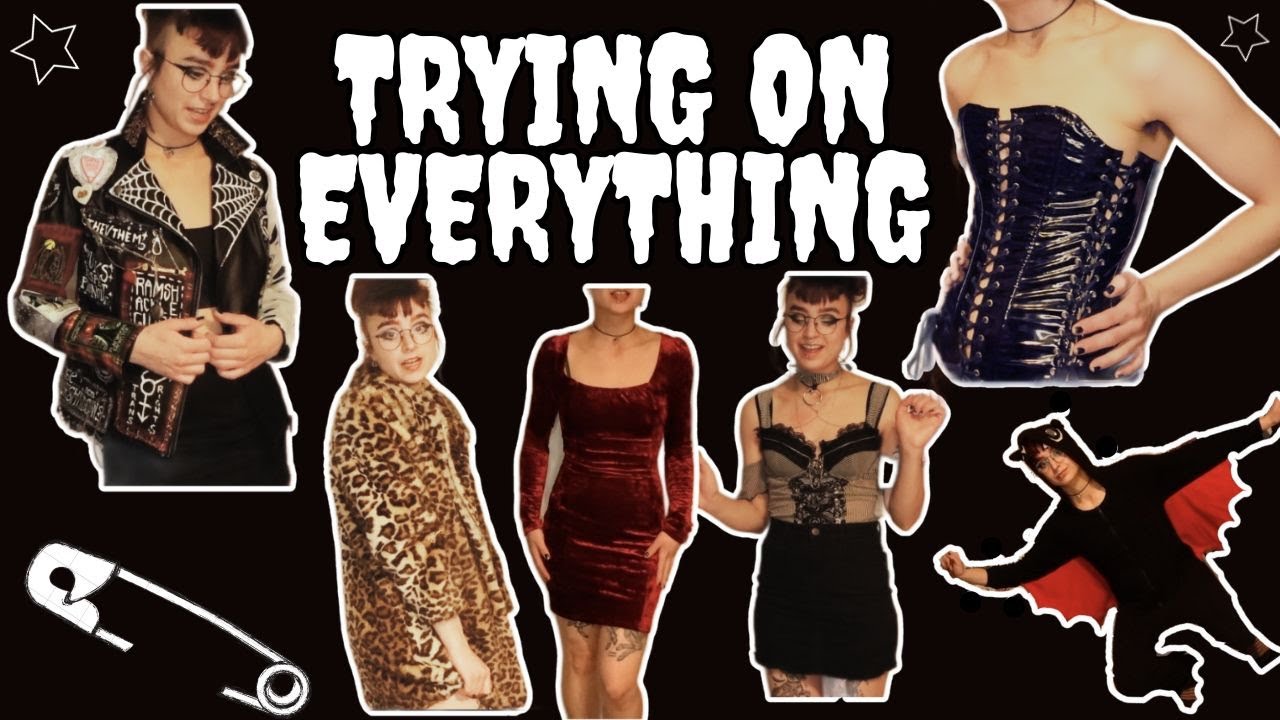 Decluttering my DIY/Thrifted/Alt Closet! (goth, hippie, punk and more)
