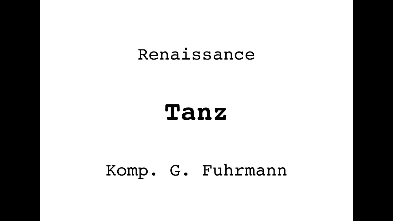 G. Fuhrmann - Tanz