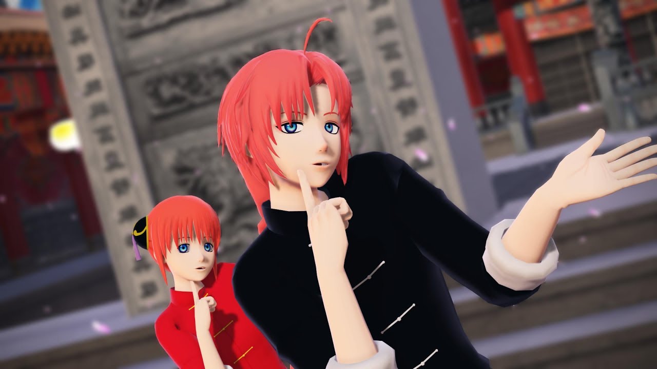 [MMD 銀魂] 桃源恋歌 Tougen Renka - 神威(카무이 kamui)